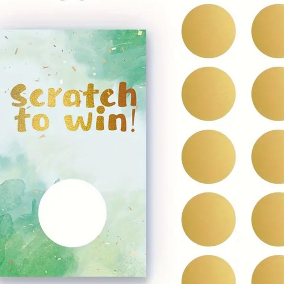 Scratch Off Seller Discount/Givvy Cards (Pack of 10) - Picture 4 of 4